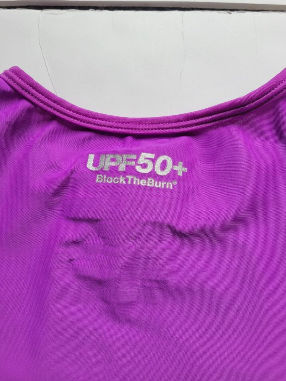 Speedo Long Sleeve Purple Girls Size M UPF 50+ Swim Top Sun Protection Vacation - Picture 7 of 7